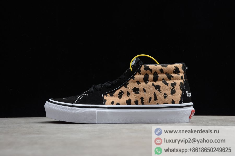 Vans Sk8-Mid Leopard Black VN0A347UOPM Unisex Skate Shoes